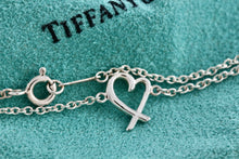 Load image into Gallery viewer, Tiffany &amp; Co. Silver Paloma Picasso Small Loving Heart Chain Bracelet
