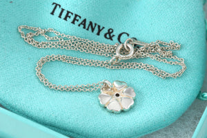 Tiffany & Co. Paloma Picasso Silver Crown of Hearts Diamond Necklace