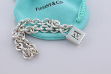 Load image into Gallery viewer, Tiffany &amp; Co. Silver Letter &quot;S&quot; Padlock Bracelet
