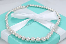 Load image into Gallery viewer, Tiffany &amp; Co. Hardwear Silver Graduated Ball Beaded 16&quot; Necklace
