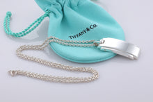 Load image into Gallery viewer, Tiffany &amp; Co. Mens Silver Metropolis Bar Necklace
