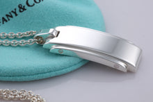 Load image into Gallery viewer, Tiffany &amp; Co. Mens Silver Metropolis Bar Necklace

