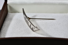 Load image into Gallery viewer, Sterling Silver Beach House Inlay Boat Brooch Pin
