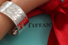 Load image into Gallery viewer, Tiffany &amp; Co. Silver Notes &quot;Fifth Ave&quot; Wide Band Ring
