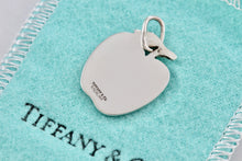 Load image into Gallery viewer, Tiffany &amp; Co. Vintage Silver Apple Charm Pendant
