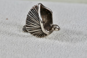 Sterling Silver Flying Dove Bird Charm Pendant