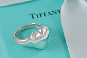Tiffany & Co. Silver Heart Dome Ring