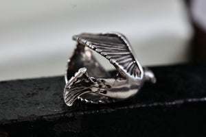 Sterling Silver Flying Dove Bird Charm Pendant