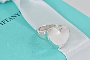 Tiffany & Co. Silver Heart Dome Ring