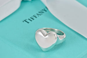 Tiffany & Co. Silver Heart Dome Ring