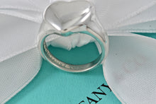 Load image into Gallery viewer, Tiffany &amp; Co. Silver Heart Dome Ring
