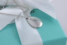 Load image into Gallery viewer, Tiffany &amp; Co. Elsa Peretti Silver Madonna Pendant 16&quot; Necklace
