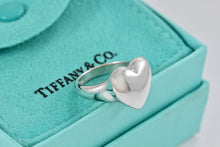Load image into Gallery viewer, Tiffany &amp; Co. Silver Heart Dome Ring
