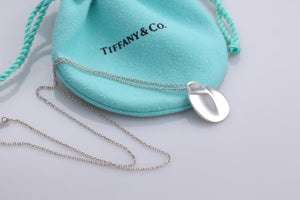 Tiffany & Co. Elsa Peretti Silver Madonna Pendant 16" Necklace