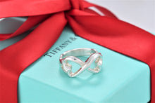 Load image into Gallery viewer, Tiffany &amp; Co. Paloma Picasso Silver Double Loving Heart Ring
