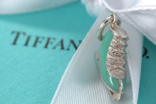 Load image into Gallery viewer, Tiffany &amp; Co. Silver Blue Enamel Ice Skate Charm
