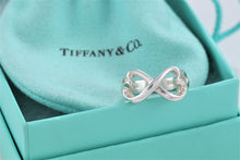 Load image into Gallery viewer, Tiffany &amp; Co. Paloma Picasso Silver Double Loving Heart Ring
