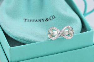 Tiffany & Co. Paloma Picasso Silver Double Loving Heart Ring