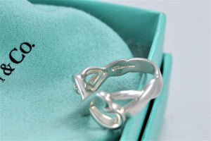 Tiffany & Co. Paloma Picasso Silver Double Loving Heart Ring