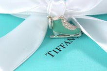Load image into Gallery viewer, Tiffany &amp; Co. Silver Blue Enamel Ice Skate Charm
