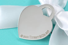 Load image into Gallery viewer, Tiffany &amp; Co. Silver Plain Heart Charm XL Pendant 2001
