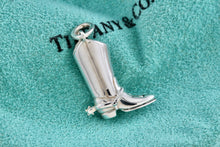 Load image into Gallery viewer, Tiffany &amp; Co. Silver Cowboy Boot Charm Pendant
