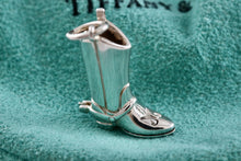 Load image into Gallery viewer, Tiffany &amp; Co. Silver Cowboy Boot Charm Pendant

