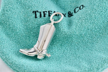 Load image into Gallery viewer, Tiffany &amp; Co. Silver Cowboy Boot Charm Pendant
