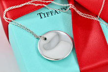 Load image into Gallery viewer, Tiffany &amp; Co. Elsa Peretti Silver 22mm Circle Disc Pendant Necklace
