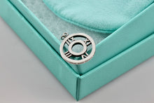 Load image into Gallery viewer, Tiffany &amp; Co. Atlas Roman Numerals Round Circle Charm Pendant
