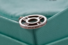 Load image into Gallery viewer, Tiffany &amp; Co. Atlas Roman Numerals Round Circle Charm Pendant
