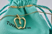 Load image into Gallery viewer, Tiffany &amp; Co. Elsa Peretti 18Kt. Gold Apple Pendant 16&quot; Necklace
