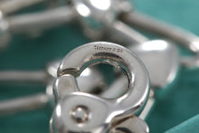 Load image into Gallery viewer, Tiffany &amp; Co 18K Gold &amp; Silver Heart Padlock Links Necklace
