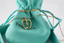 Load image into Gallery viewer, Tiffany &amp; Co. Elsa Peretti 18Kt. Gold Apple Pendant 16&quot; Necklace
