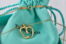 Load image into Gallery viewer, Tiffany &amp; Co. Elsa Peretti 18Kt. Gold Apple Pendant 16&quot; Necklace
