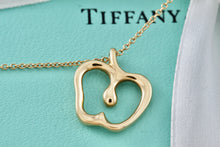 Load image into Gallery viewer, Tiffany &amp; Co. Elsa Peretti 18Kt. Gold Apple Pendant 16&quot; Necklace
