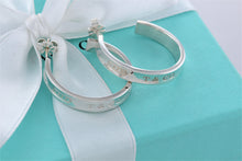 Load image into Gallery viewer, Tiffany &amp; Co. 1837 Silver Hoop 1&quot; Earrings
