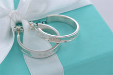 Load image into Gallery viewer, Tiffany &amp; Co. 1837 Silver Hoop 1&quot; Earrings
