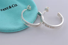 Load image into Gallery viewer, Tiffany &amp; Co. 1837 Silver Hoop 1&quot; Earrings

