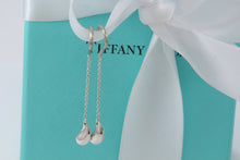 Load image into Gallery viewer, Tiffany &amp; Co. Elsa Peretti Sterling Silver  2&quot; Dangle Teardrop Hook Earrings
