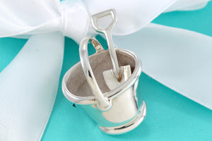 Tiffany & Co. Silver Bucket Pale & Shovel Brooch Pin