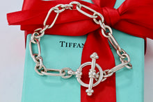Load image into Gallery viewer, Tiffany &amp; Co. Paloma Picasso Silver Groove Link Toggle Bracelet
