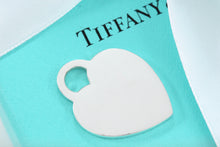 Load image into Gallery viewer, Tiffany &amp; Co. Silver Plain Heart Charm Pendant
