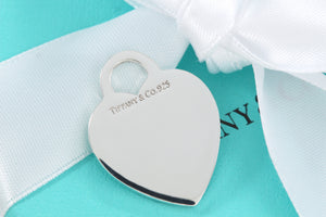 Tiffany & Co. Silver Plain Heart Charm Pendant