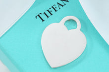 Load image into Gallery viewer, Tiffany &amp; Co. Silver Plain Heart Charm Pendant
