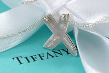 Load image into Gallery viewer, Tiffany &amp; Co. Paloma Picasso Silver &quot;X&quot; Kisses Pink Sapphire Necklace
