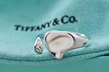 Load image into Gallery viewer, Tiffany &amp; Co. Elsa Peretti Silver Diamond Full Heart Ring
