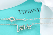 Load image into Gallery viewer, Tiffany &amp; Co. Paloma Picasso Silver &quot;LOVE&quot; Grafitti 16&quot; Necklace
