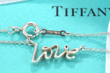 Load image into Gallery viewer, Tiffany &amp; Co. Paloma Picasso Silver &quot;LOVE&quot; Grafitti 16&quot; Necklace
