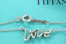Load image into Gallery viewer, Tiffany &amp; Co. Paloma Picasso Silver &quot;LOVE&quot; Grafitti 16&quot; Necklace
